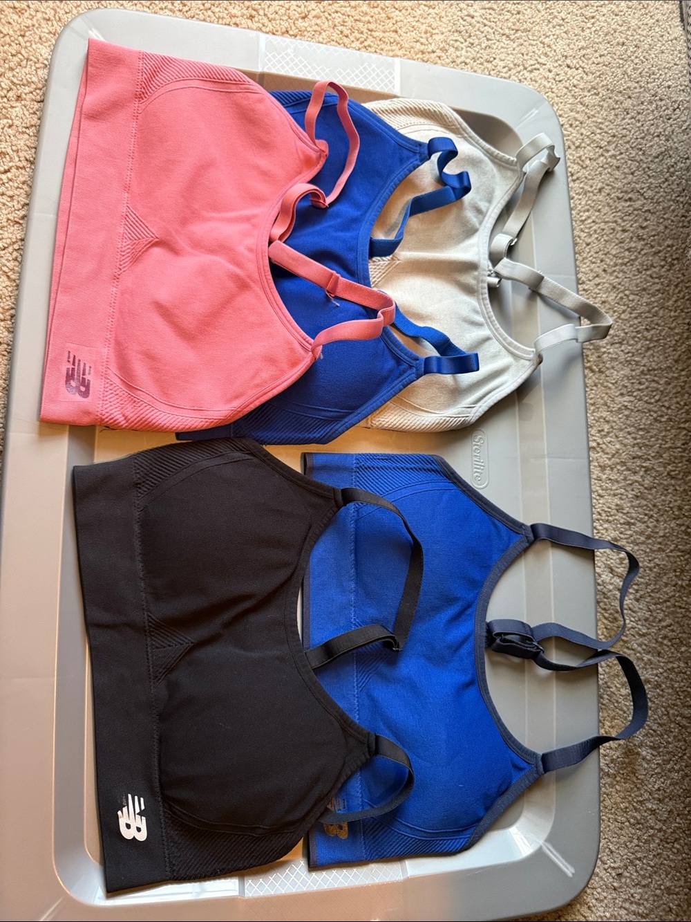 5 large new balance sports bras